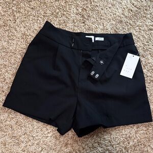 A New Day Women's Black High Waist Shorts